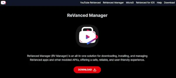 ReVanced Manager APK